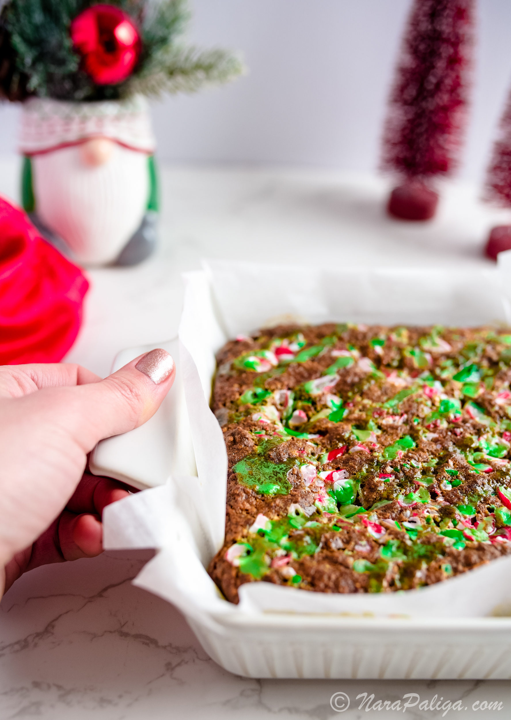 CANDY CANE BANANA BREAD