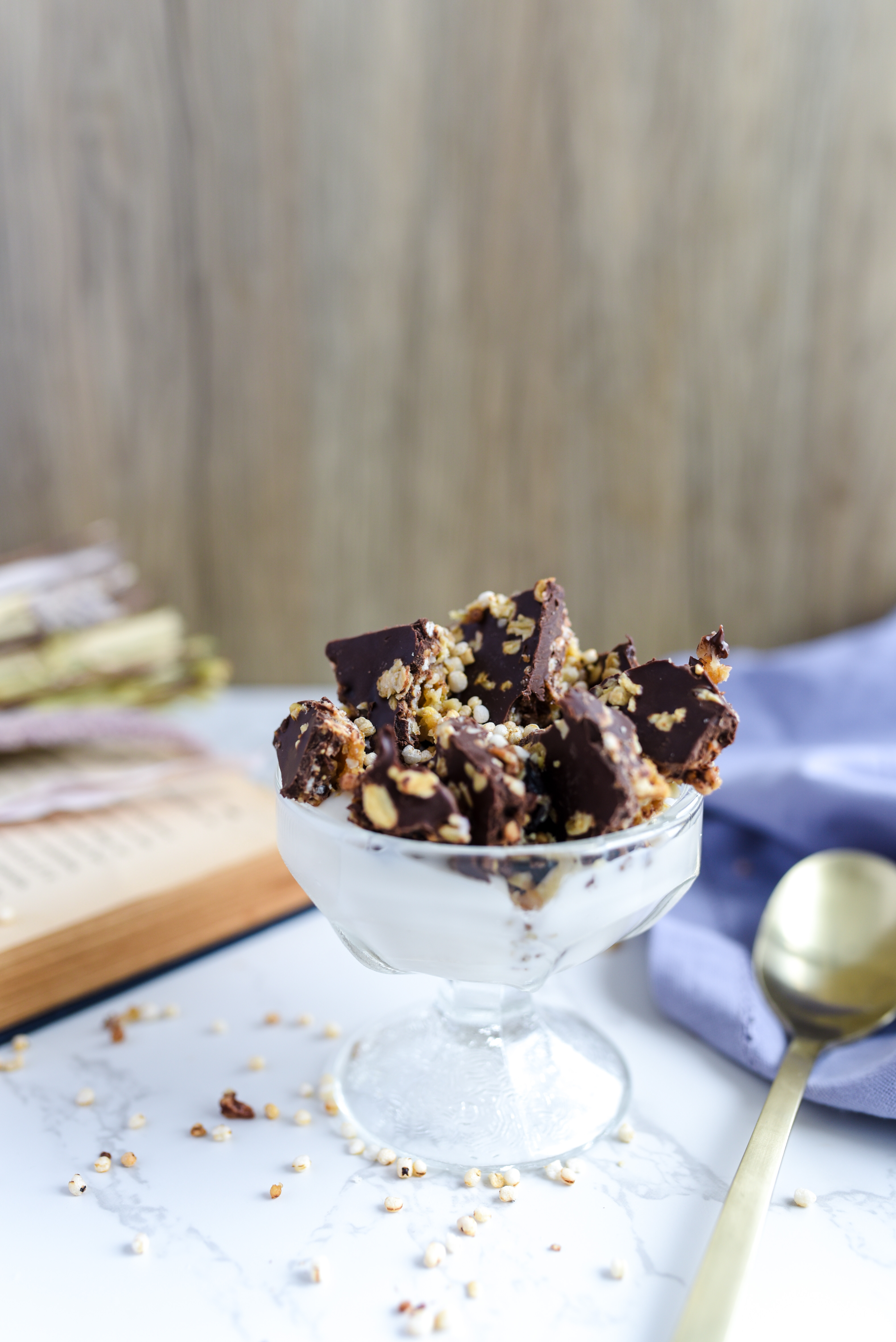 LEMON CRANBERRY QUINOA GRANOLA